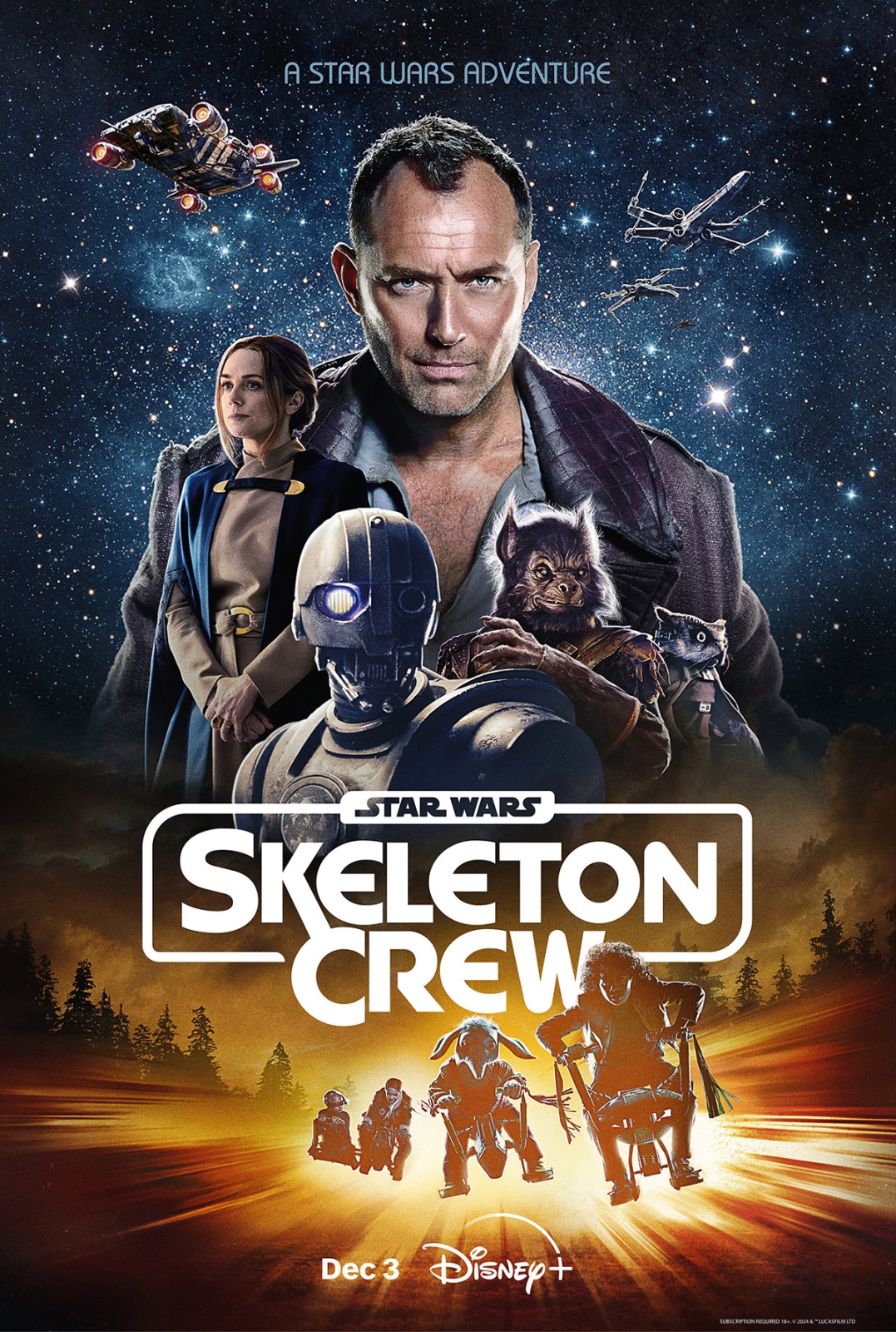 Star Wars Skeleton Crew Advance Movie Screenings